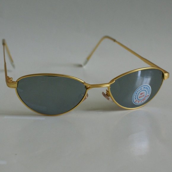 NWT True Vintage 90's lady's retro fashion small frame smoke mirrored Sunglasses - Picture 4 of 8
